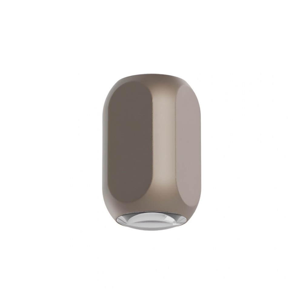 Wall lamp Redo Crisp, metal, silver coffee, dimmable, LED, 7,5W, 414 lumens, warm white 3000K, H.11 cm