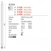 Wall lamp Redo Crisp, metal, sand black, dimmable, LED, 6,6W, 338 lumens, warm white 3000K, H.60 cm