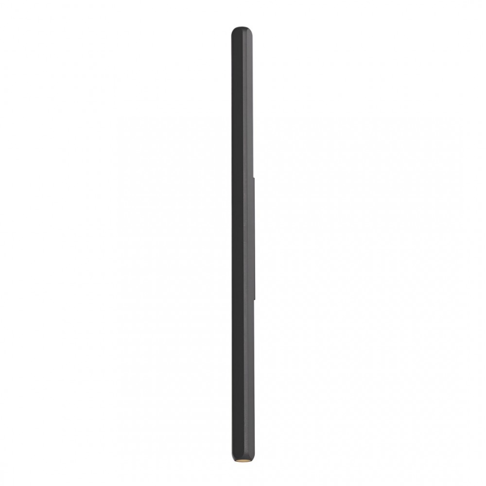 Wall lamp Redo Crisp, metal, sand black, dimmable, LED, 6,6W, 338 lumens, warm white 3000K, H.60 cm