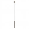 Suspension Redo Crisp, metal, silver coffee, dimmable, LED, 9,5W, 346 lumens, warm white 3000K, D.7 cm