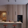 Suspension Redo Crisp, metal, sand black, dimmable, LED, 9,5W, 346 lumens, warm white 3000K, D.7 cm