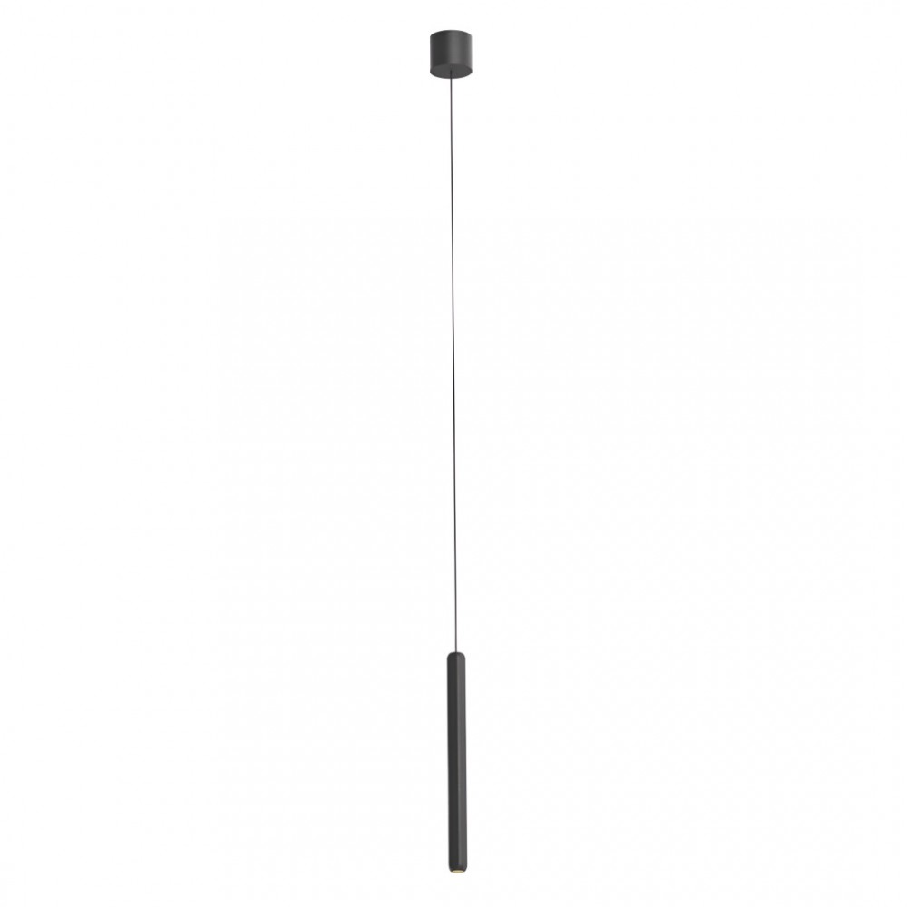 Suspension Redo Crisp, metal, sand black, dimmable, LED, 9,5W, 346 lumens, warm white 3000K, D.7 cm