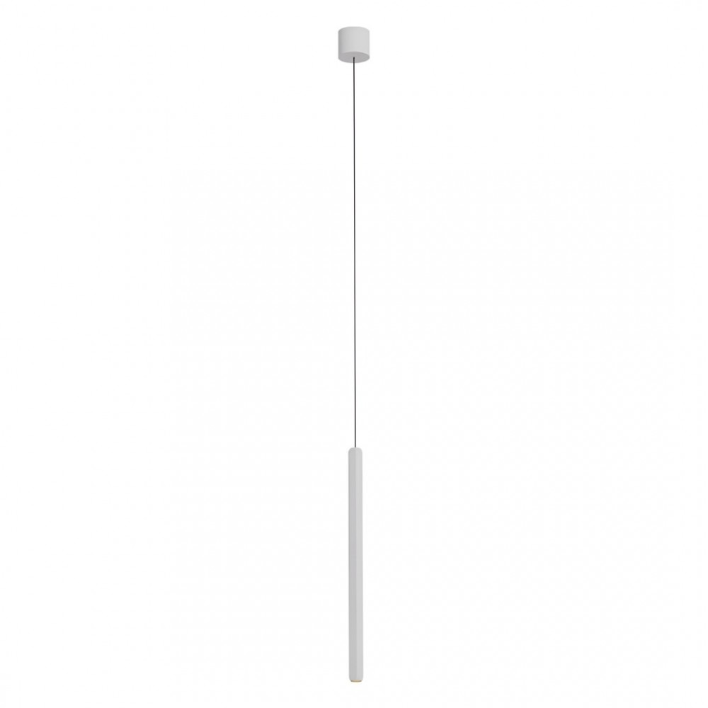 Suspension Redo Crisp, metal, sand white, dimmable, LED, 9,5W, 346 lumens, warm white 3000K, D.7 cm