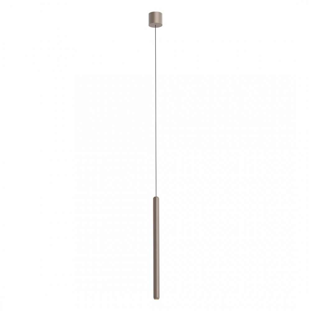 Suspension Redo Crisp, metal, silver coffee, dimmable, LED, 9,5W, 346 lumens, warm white 3000K, D.7 cm