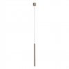 Suspension Redo Crisp, metal, silver coffee, dimmable, LED, 9,5W, 346 lumens, warm white 3000K, D.7 cm