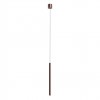 Suspension Redo Crisp, metal, brushed brown, dimmable, LED, 9,5W, 346 lumens, warm white 3000K, D.7 cm
