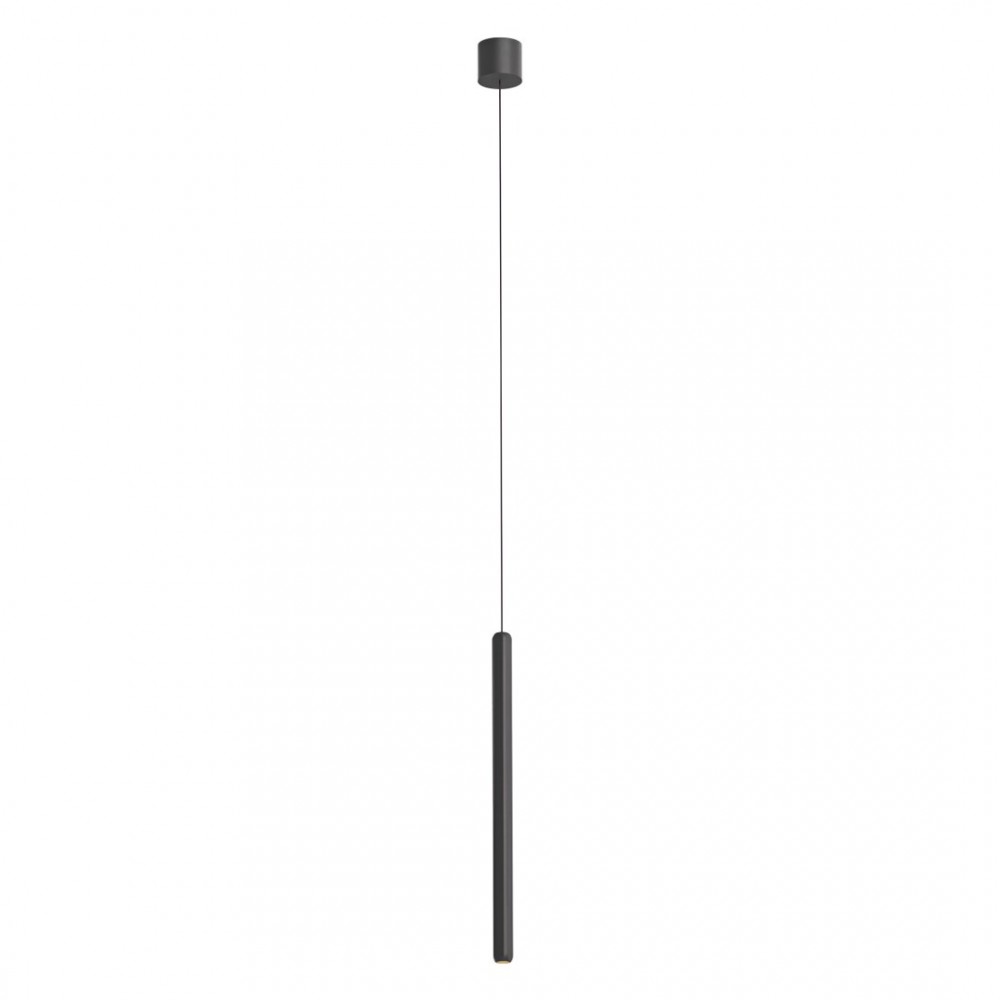 Suspension Redo Crisp, metal, sand black, dimmable, LED, 9,5W, 346 lumens, warm white 3000K, D.7 cm