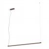 Suspension Redo Crisp, metal, brushed brown, dimmable, LED, 41W, 2766 lumens, warm white 3000K, L.146 cm