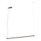 Suspension Redo Crisp, metal, brushed brown, dimmable, LED, 41W, 2766 lumens, warm white 3000K, L.146 cm