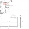 Suspension Redo Crisp, metal, brushed brown, dimmable, LED, 41W, 2766 lumens, warm white 3000K, L.146 cm