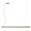 Suspension Redo Cityline, metal, silver coffee/sand black, dimmable, LED CCT, 35W, 2155 lumens, 3000K/4000K, L.150 cm