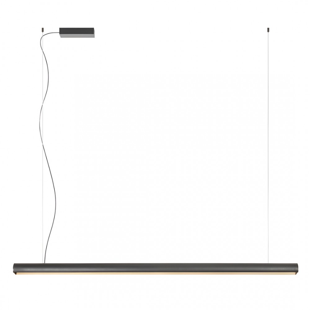 Suspension Redo Cityline, metal, sand black/silver coffee, LED CCT, 35W, 2155 lumens, 3000K/4000K, L.150 cm