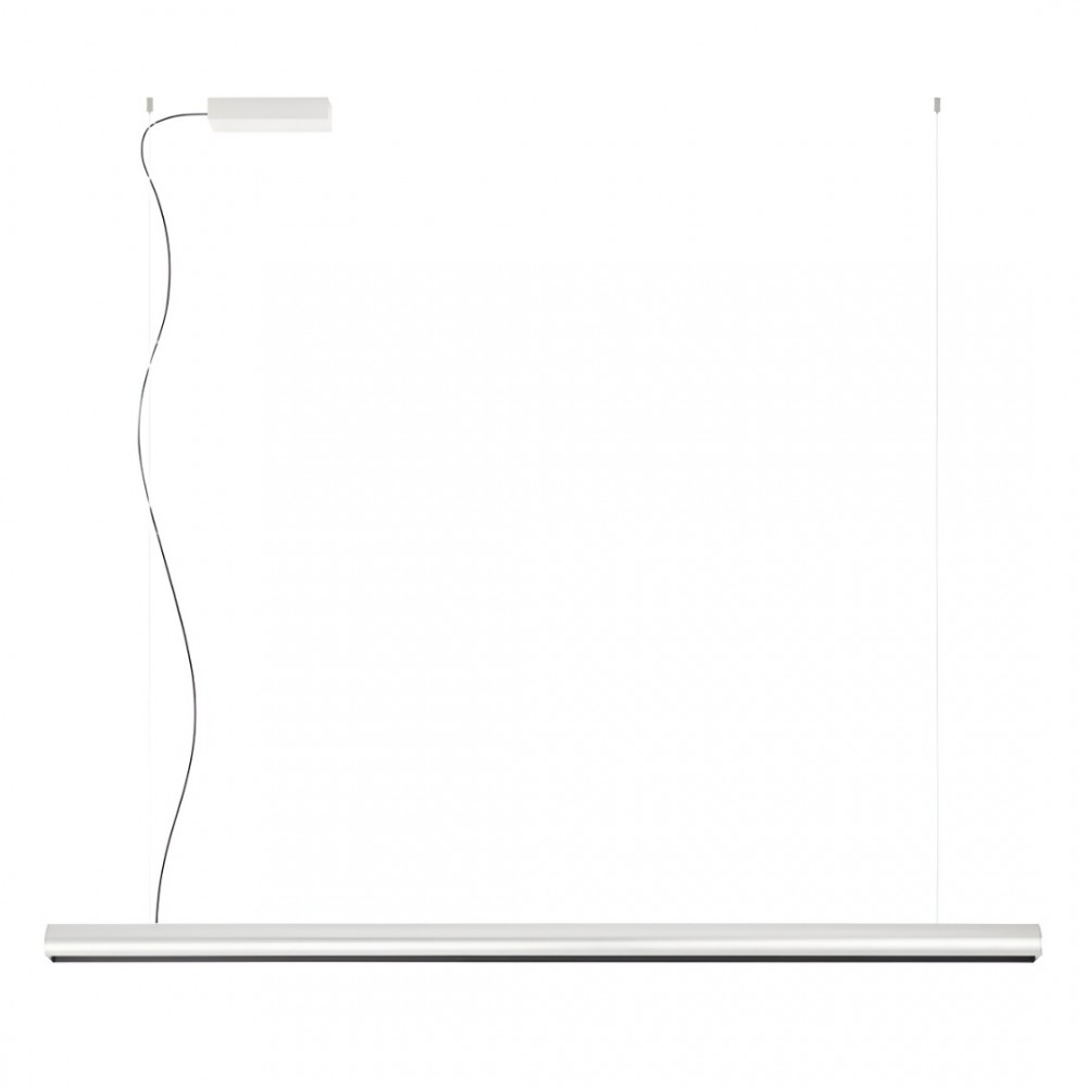 Suspension Redo Cityline, metal, sand white/sand black, LED CCT, 49W, 2961 lumens, 3000K/4000K, L.180 cm