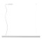 Suspension Redo Cityline, metal, sand white/sand black, LED CCT, 49W, 2961 lumens, 3000K/4000K, L.180 cm