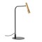 Table lamp Redo Drill, metal, sand black/aged gold, LED, 8W, 510 lumens, warm white 3000K, H.49 cm