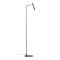 Floor lamp Redo Drill, metal, sand black, LED, 8W, 510 lumens, warm white 3000K, H.143 cm