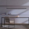 Suspension Redo Crisp, metal, sand black, dimmable, LED, 36W, 2356 lumens, warm white 3000K, L.120 cm