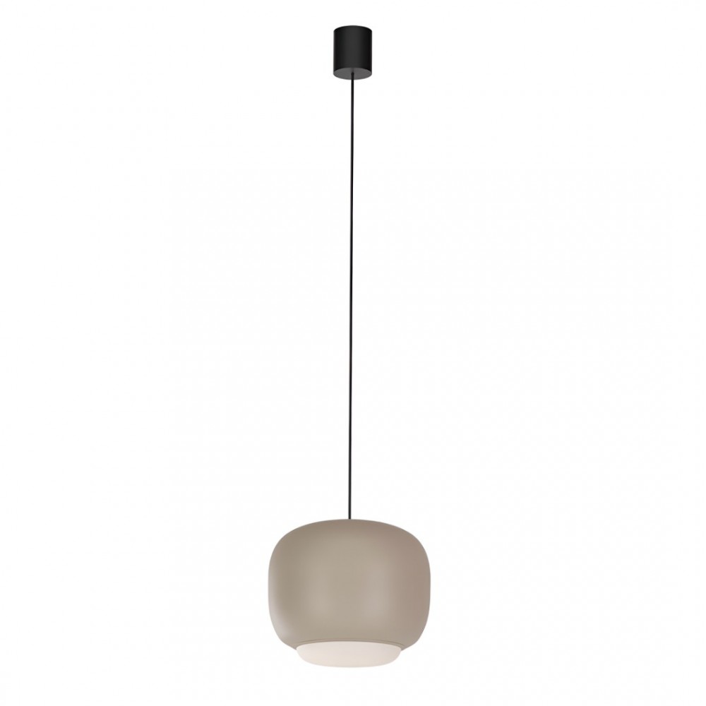 Suspension Redo Dubbo, metal, nude pink, LED CCT, 21W, 2372 lumens, 2700K/3000K/4000K, D.30 cm