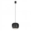 Suspension Redo Dubbo, metal, matt black, LED CCT, 21W, 2372 lumens, 2700K/3000K/4000K, D.30 cm