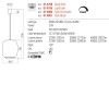Suspension Redo Dubbo, metal, matt black, LED CCT, 21W, 2372 lumens, 2700K/3000K/4000K, D.32 cm