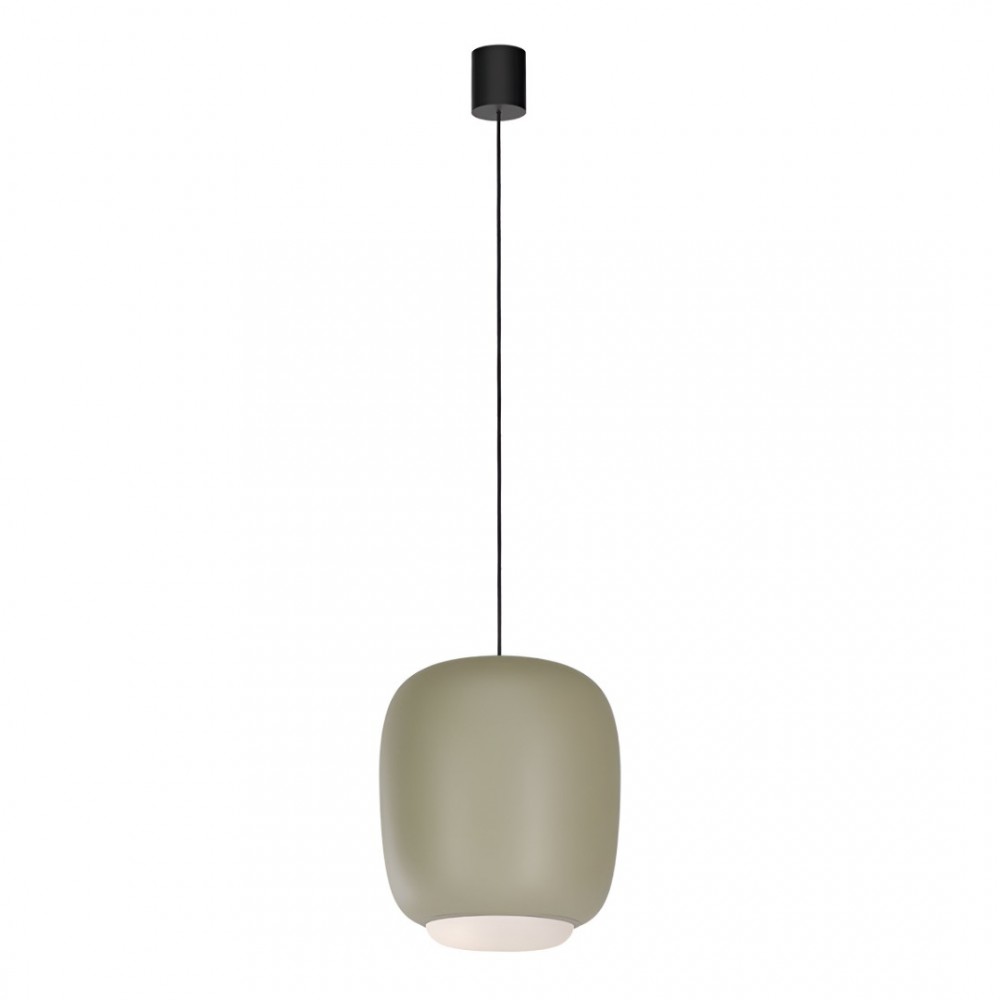 Suspension Redo Dubbo, metal, light khaki, LED CCT, 21W, 2372 lumens, 2700K/3000K/4000K, D.32 cm