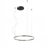 Pendant lamp Redo Orbit, metal, sand black, LED, 42W, 3568 lumens, warm white 3000K, D.60 cm