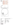 Pendant lamp Redo Orbit, metal, sand white, LED, 76W, 7159 lumens, neutral white 4000K, D.120 cm