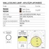 Wall lamp Redo Skor, metal, dark grey, LED, 13W, 752 lumens, warm white 3000K, D.15 cm, IP54