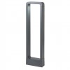 Bollard Redo Radeon, metal, dark grey, LED, 9W, 688 lumens, warm white 3000K, H.60 cm, IP54