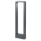 Bollard Redo Radeon, metal, dark grey, LED, 9W, 688 lumens, warm white 3000K, H.60 cm, IP54