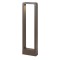 Bollard Redo Radeon, metal, dark brown, LED, 9W, 688 lumens, warm white 3000K, H.60 cm, IP54