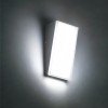 Wall lamp Redo Tokyo, metal, dark grey, LED, 12W, 1230 lumens, neutral white 4000K, H.18 cm, IP54