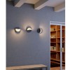Wall lamp Redo Gimbal, metal, dark grey, LED, 16W, 992 lumens, warm white 3000K, D.18 cm, IP65