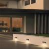 Step light Redo Sapo, metal, dark grey, LED, 5,2W, 335 lumens, warm white 3000K, L.24 cm, IP65