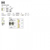 Wall lamp Redo Quad, metal, dark brown, LED, 7W, 540 lumens, warm white 3000K, H.13 cm, IP65