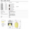 Wall lamp Redo Teko, metal, dark grey, LED, 7W, 520 lumens, warm white 3000K, H.9 cm, IP65