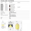 Ceiling lamp Redo Teko, metal, dark brown, LED, 7W, 520 lumens, warm white 3000K, H.9 cm, IP65
