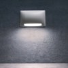 Step light Redo Slot, metal, sand white, LED, 5W, 218 lumens, warm white 3000K, L.13 cm, IP65
