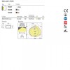 Wall lamp Redo Spectra, metal, sand white, LED, 16W, 870 lumens, warm white 3000K, L.25 cm, IP54