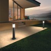 Bollard Redo Pencil, polycarbonate, black, 1XE27, H.60 cm, IP44