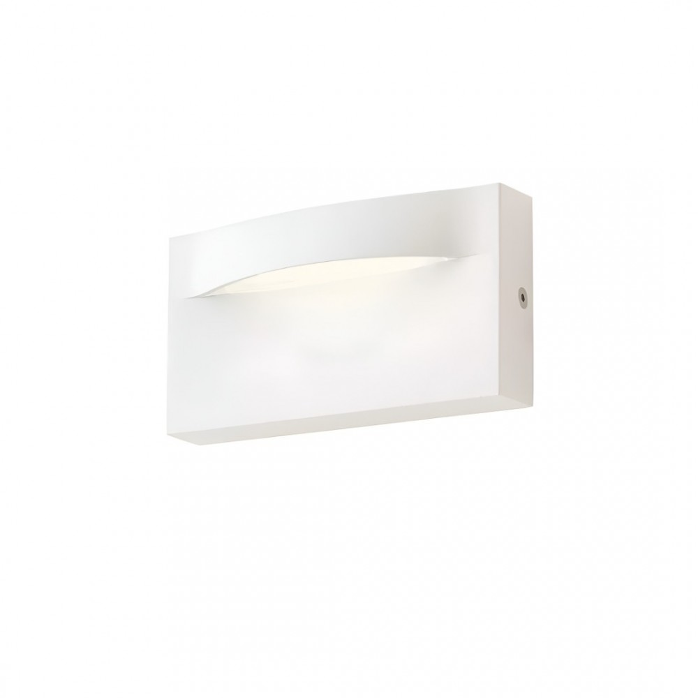 Step light Redo Polifemo, metal, sand white, LED, 8W, 425 lumens, warm white 3000K, L.14 cm, IP65