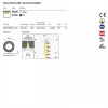 Ceiling lamp Redo Oku, metal, dark grey, LED, 12W, 958 lumens, warm white 3000K, D.18 cm, IP65