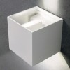 Wall lamp Redo Vary, metal, sand white, LED, 2X10W, 1560 lumens, neutral white 4000K, H.12 cm, IP54