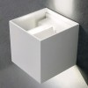 Wall lamp Redo Vary, metal, sand white, LED, 2X10W, 1370 lumens, warm white 3000K, H.12 cm, IP54
