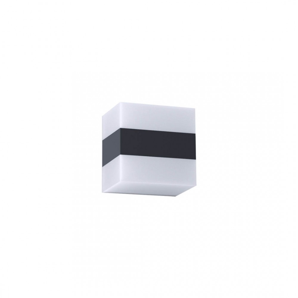 Wall lamp Redo Kodiak, polycarbonate, white, LED, 5W, 380 lumens, neutral white 4000K, H.10 cm, IP65