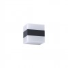Wall lamp Redo Kodiak, polycarbonate, white, LED, 5W, 380 lumens, neutral white 4000K, H.10 cm, IP65