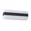 Wall lamp Redo Kodiak, polycarbonate, white, LED, 12W, 830 lumens, neutral white 4000K, L.30 cm, IP65