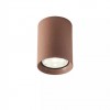 Ceiling lamp Redo Xilo, metal, dark brown, LED, 9W, 756 lumens, neutral white 4000K, D.8 cm, IP54