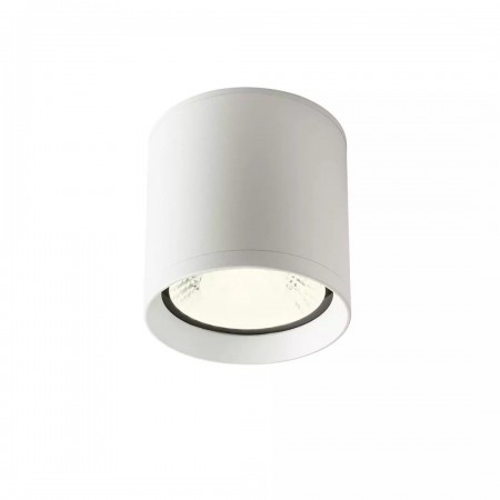 Ceiling lamp Redo Xilo, metal, sand white, LED, 15W, 1237 lumens, warm white 3000K, D.11 cm, IP54