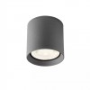 Ceiling lamp Redo Xilo, metal, dark grey, LED, 15W, 1237 lumens, warm white 3000K, D.11 cm, IP54